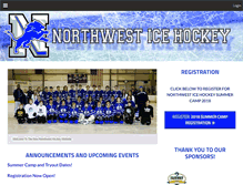 Tablet Screenshot of northwesthockey.org